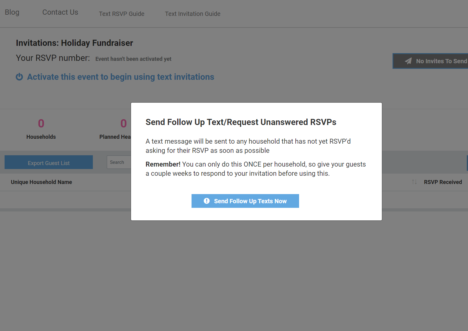 Guide Text Message Invitations with Text Message RSVPs Replied Blog
